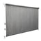 Instahut 3X2.5M HDPE Straight Drop Awning Outdoor Roller Blind Shade Screen Grey