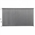 Instahut 3X2.5M HDPE Straight Drop Awning Outdoor Roller Blind Shade Screen Grey