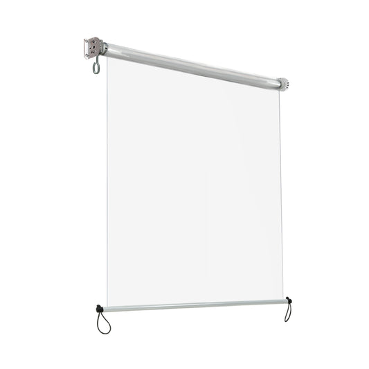 Instahut 1.2x2.4m Clear Outdoor Roll Down Blinds Awning Waterproof