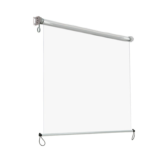Instahut 1.5x2.4m Clear Outdoor Blinds Roll Down Awning Waterproof