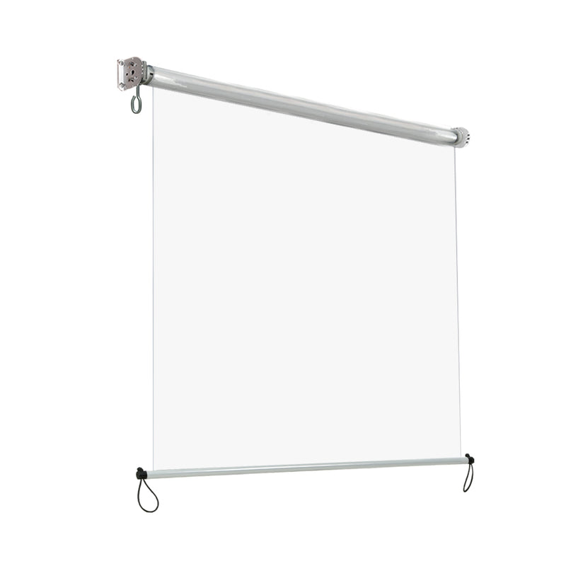 Instahut 1.5x2.4m Clear Outdoor Blinds Roll Down Awning Waterproof