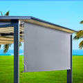 Instahut 3X2.5M Outdoor Blinds Roll Down Awning Grey Window Shade