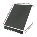 Instahut 1.5X2.1M Pivot Arm Awning Retractable Outdoor Blind