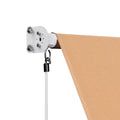 Instahut 2.1X2.1M Beige Retractable Awning Pivot Arm Window