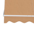 Instahut 2.1X2.1M Beige Retractable Awning Pivot Arm Window