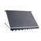 Instahut Retractable Awning 2.8X2.1M Window Pivot Arm Patio