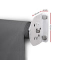 Instahut Retractable Awning 2.8X2.1M Window Pivot Arm Patio