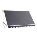 Instahut Retractable Awning 3.1x2.1m Pivot Arm Window Blind