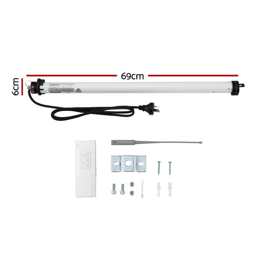 Instahut Pivot Arm Awning Motor Replacement Kit With Remote Control