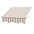 Instahut Window Door Awning 1mx1m Beige Polyester Aluminium