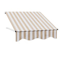 Instahut Window Door Awning 1mx1m Beige Polyester Aluminium