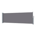 Instahut Side Awning 1X3M Grey Retractable Outdoor Sun Shade