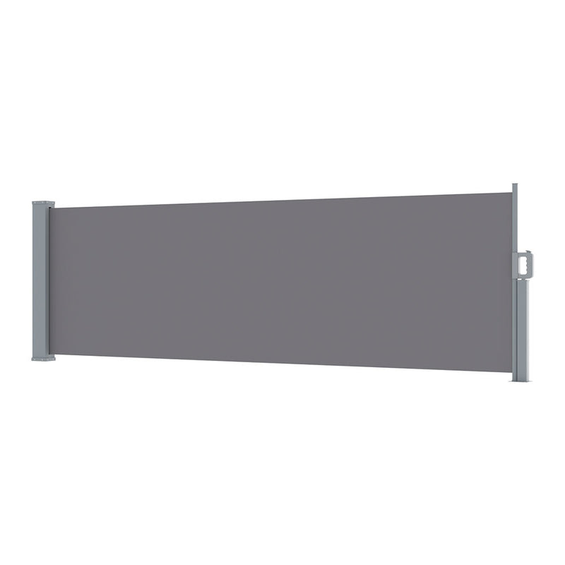 Instahut Side Awning 1X3M Grey Retractable Outdoor Sun Shade