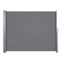 Instahut Side Awning 1.4x3M Grey Retractable Sun Shade Screen