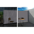 Instahut Side Awning 1.4x3M Grey Retractable Sun Shade Screen