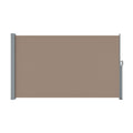 Instahut Side Awning 1.8X3M Brown Retractable Sun Shade Screen