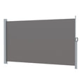 Instahut Side Awning 1.8X3M Grey Retractable Privacy Screen