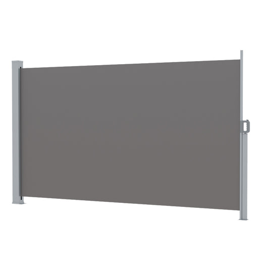 Instahut Side Awning 1.8X3M Grey Retractable Privacy Screen