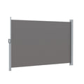 Instahut Side Awning 1.8X3M Grey Retractable Privacy Screen