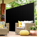 Instahut Side Awning 2X3M Black Retractable Privacy Screen
