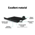 Instahut Side Awning 2X3M Black Retractable Sun Shade Privacy Screen X2