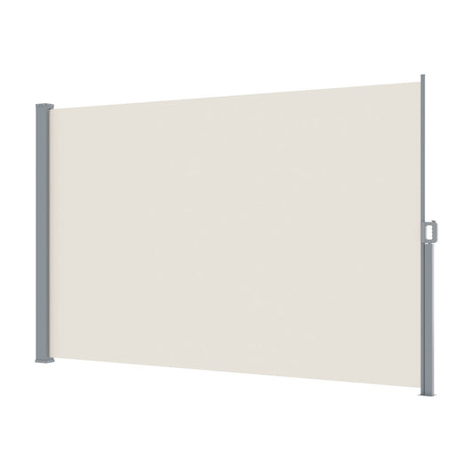 Instahut Retractable Side Awning 2X3M Cream Outdoor Sun Shade