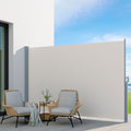 Instahut Retractable Side Awning 2X3M Cream Outdoor Sun Shade