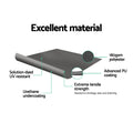 Instahut Side Awning 2x3m Grey Retractable Privacy Screen Sun Shade