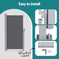 Instahut 2X3.5M Side Awning Retractable Privacy Screen Outdoor Sun Shade Grey