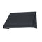 Instahut Window Door Awning 1.2x0.6m Black Polyester Steel