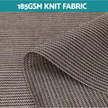 Instahut 2.1x2.5M Outdoor Blinds Roll Down Retractable Brown