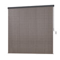 Instahut 3x2.5m Roll Down Outdoor Blinds Awning Retractable Brown