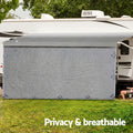 Weisshorn 12ft Caravan Awning 3.4m Privacy Screen Sun Shade