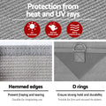 Weisshorn 18ft Caravan Awning Fabric Privacy Screen 5.2m