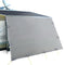 Caravan Awning End Wall 4.6x1.95M Privacy Screen Roll Out Grey