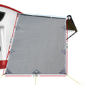 Caravan Awning End Wall 1.95 x 2.2M Privacy Screen Sun Shade Grey