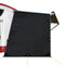 Caravan Privacy Screen 1.95x2.2M Roll Out Awning Sun Shade Black