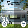 Weisshorn 14ft Caravan Awning Fabric 3.95M x 2.42M RV Replacement