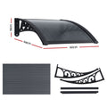 Instahut Window Awning 0.6x0.6m Outdoor Grey Drainage