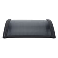 Instahut Window Awning 0.6x0.6m Outdoor Grey Drainage