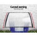 Instahut Window Door Awning 1x1m Transparent Panel