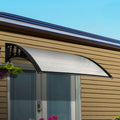 Instahut Window Door Awning 1x1m Transparent Panel