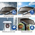 Instahut Window Door Awning 1m x 1m Brown