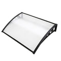Instahut Window Door Awning 1m x 1.2m Transparent