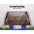 Instahut Window Door Awning 1m x 1.2m Brown