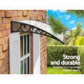 Instahut Window Door Awning 1m x 1.5m Transparent