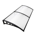 Instahut Window Awning 1m x 2m Transparent Door Canopy