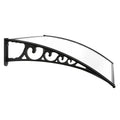Instahut Window Awning 1m x 2m Transparent Door Canopy