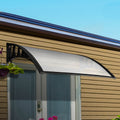 Instahut Window Awning 1m x 2m Transparent Door Canopy