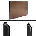 Instahut Window Awning 1m x 2m Brown Door Canopy